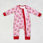 Pink Christmas cake PJs sleeper