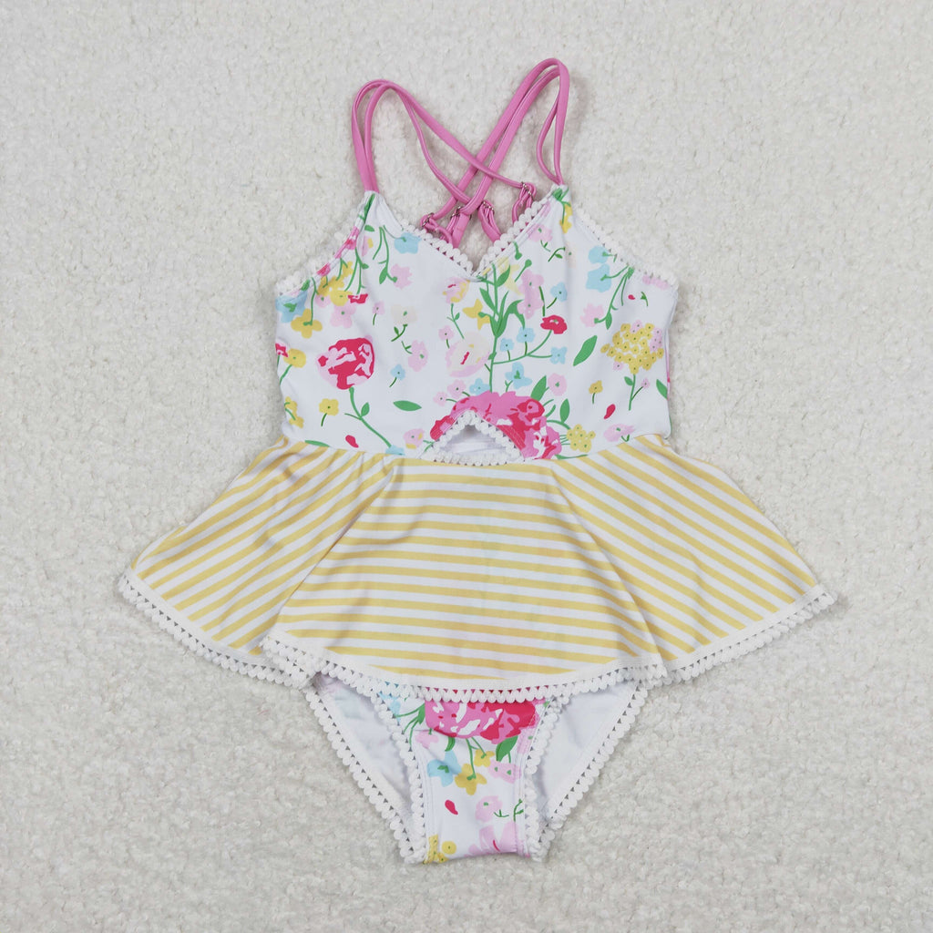 girl one piece swimsuit tankini swimwear