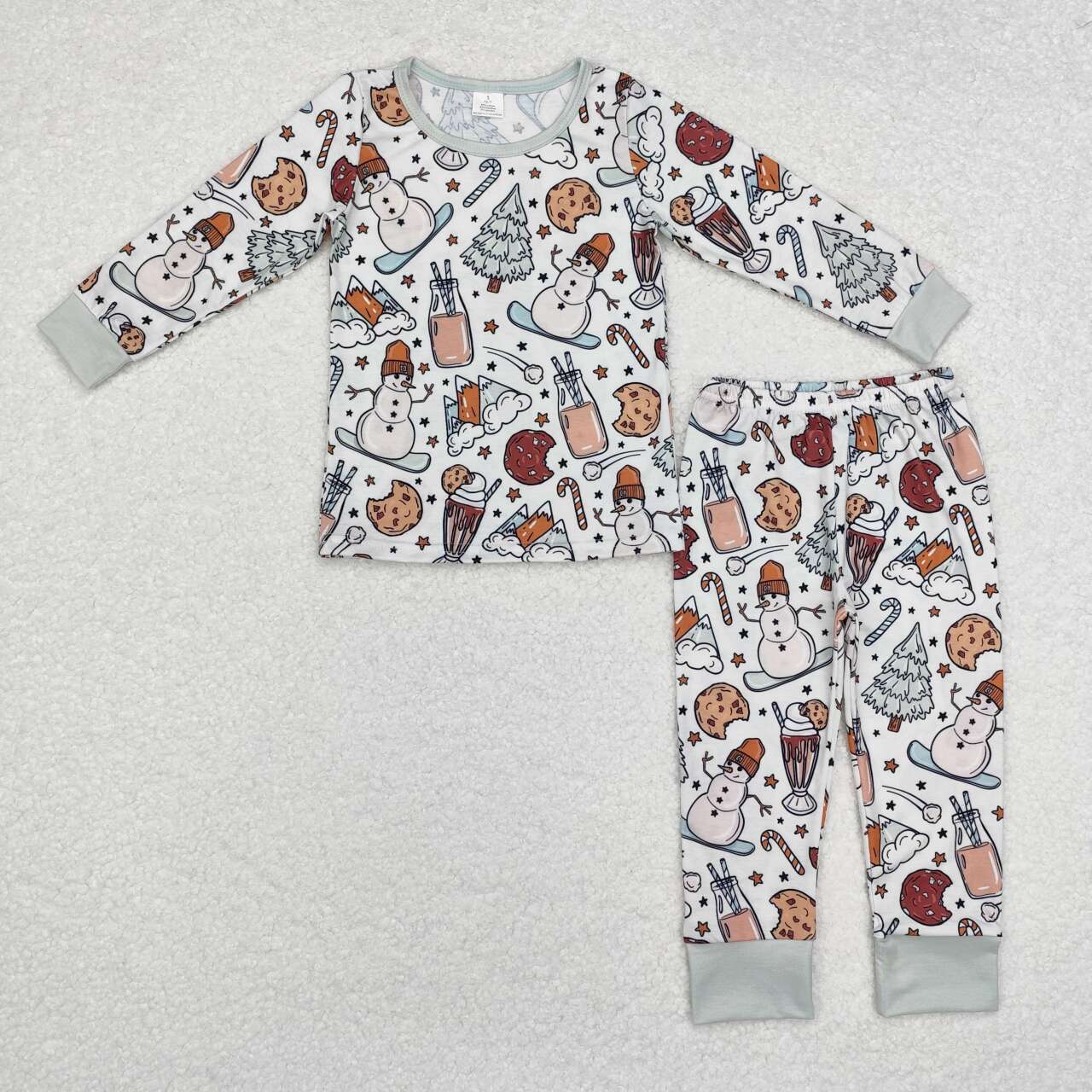 snowy slopes convertible bamboo pajama set