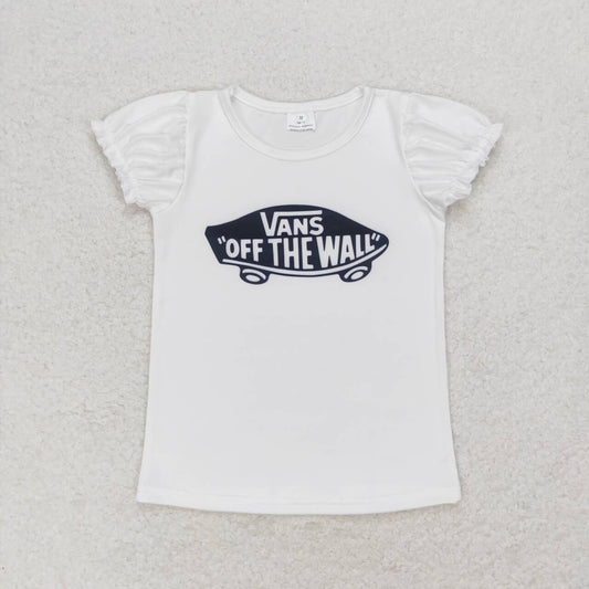 vans off the wall white tee girl summer top