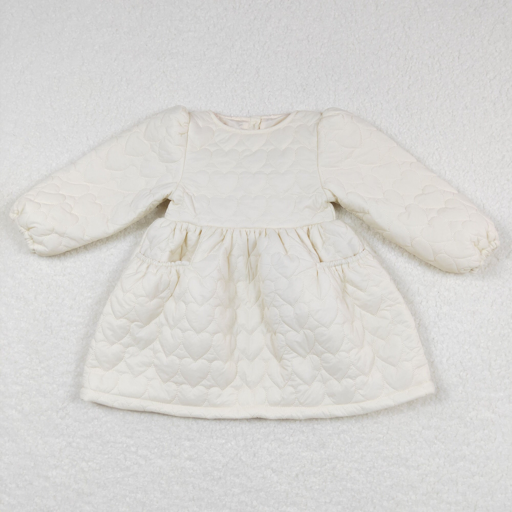 good quality girl white winter coat