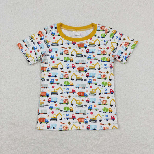 vehicle t shirt boy summer top