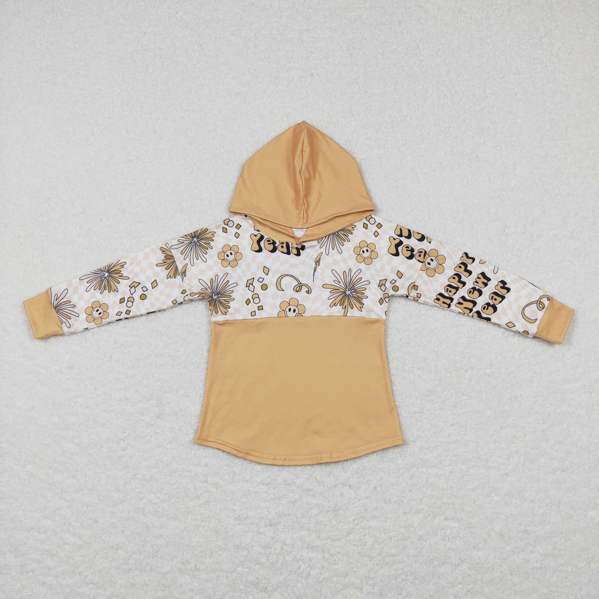 happy new year hoodie top girls clothes