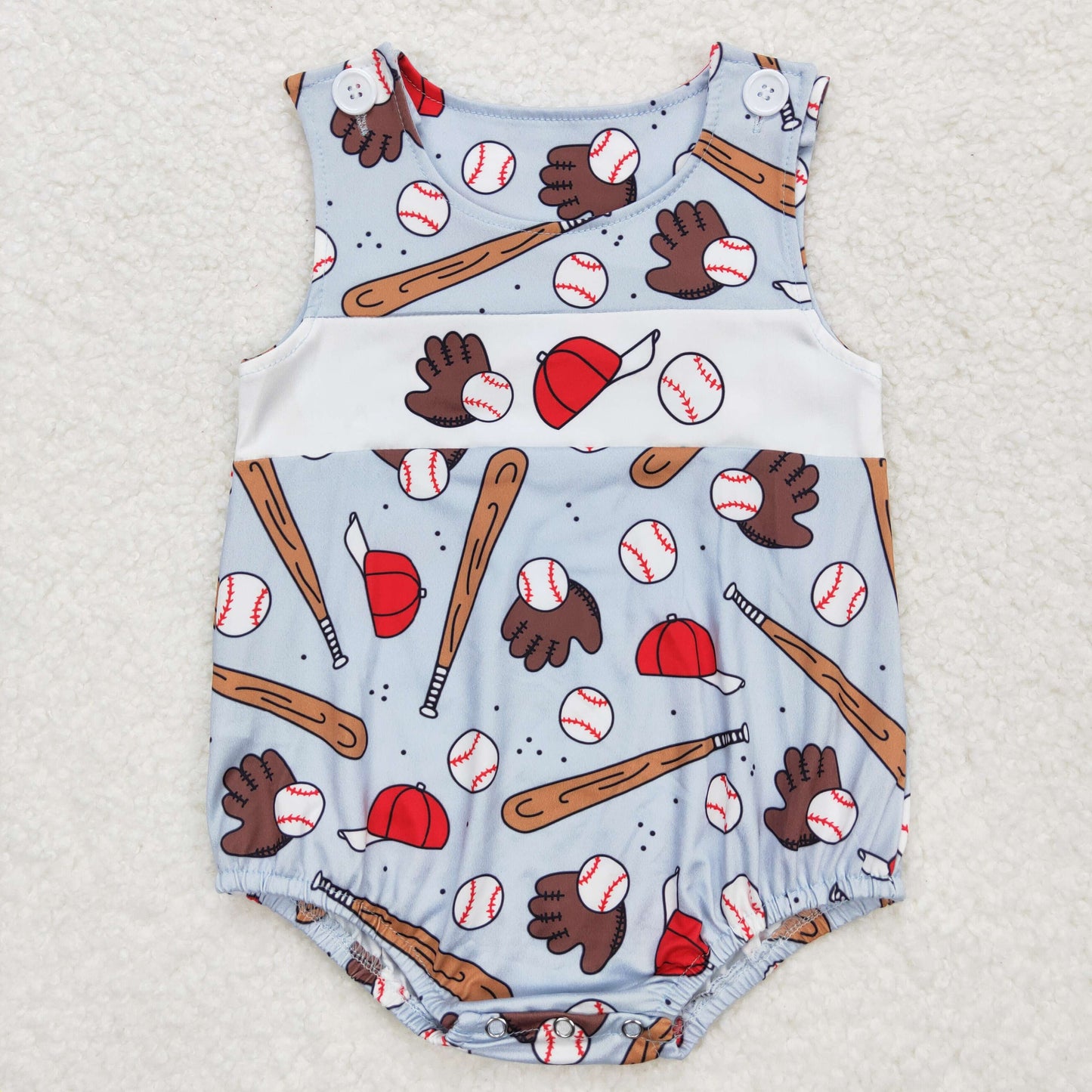 baseball tank bubble baby clothes