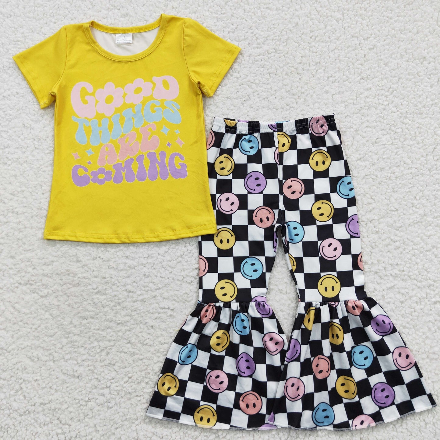 Good things are coming smile face outfit
