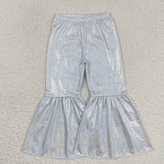 white satin bell bottom toddler girl clothing