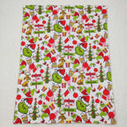 christmas grinchey blanket
