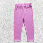 cotton solid lavender color legging bottom