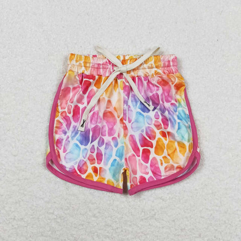Pastel giraffe echt mulberry shorts