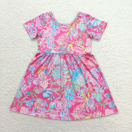 short sleeve lily dress girl summer dresses