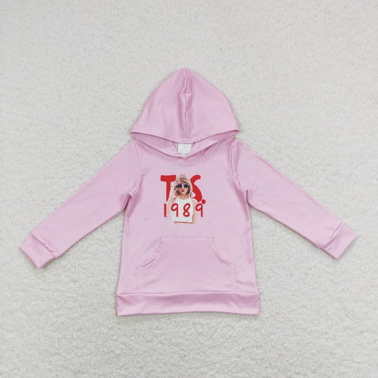 pink 1989 tayklor swift long sleeve hoodie top