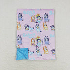 Blu*y minky blanket