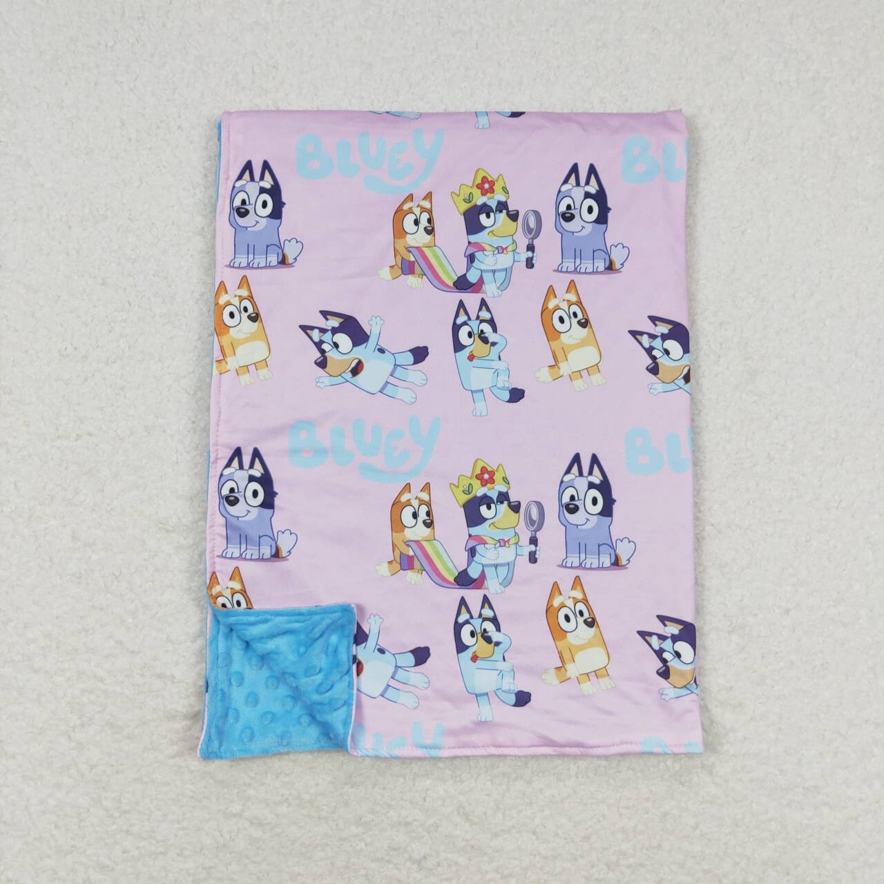 Blu*y minky blanket
