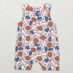 kids clothing baby boy softball tank romper