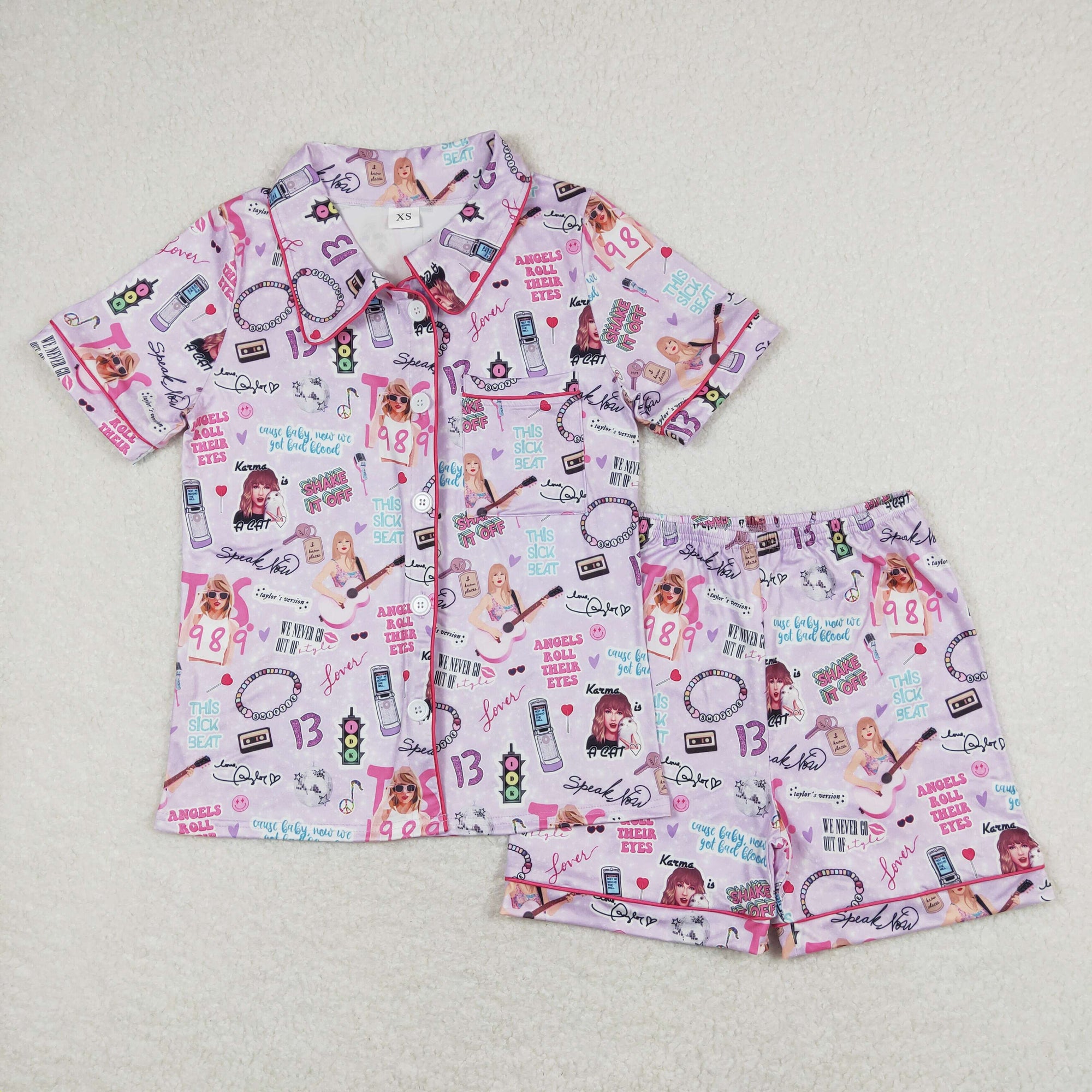 adult pajamas 1989 singer women summer pajamas set