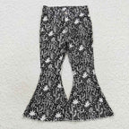 black cactus denim flare bottom jeans western girls clothes