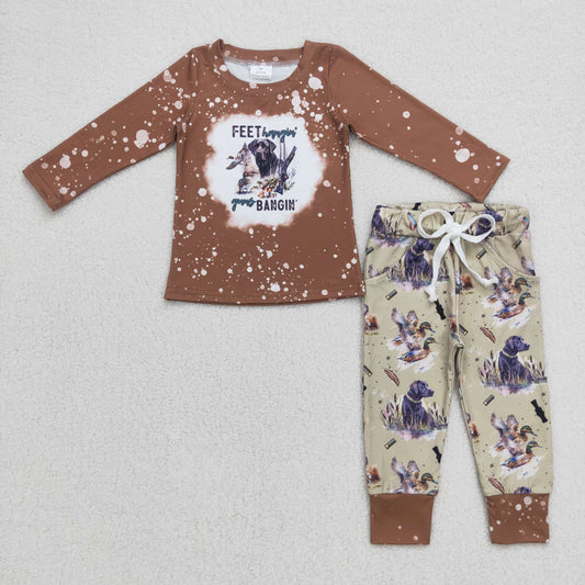 go hunting baby boy joggers pants set clothes