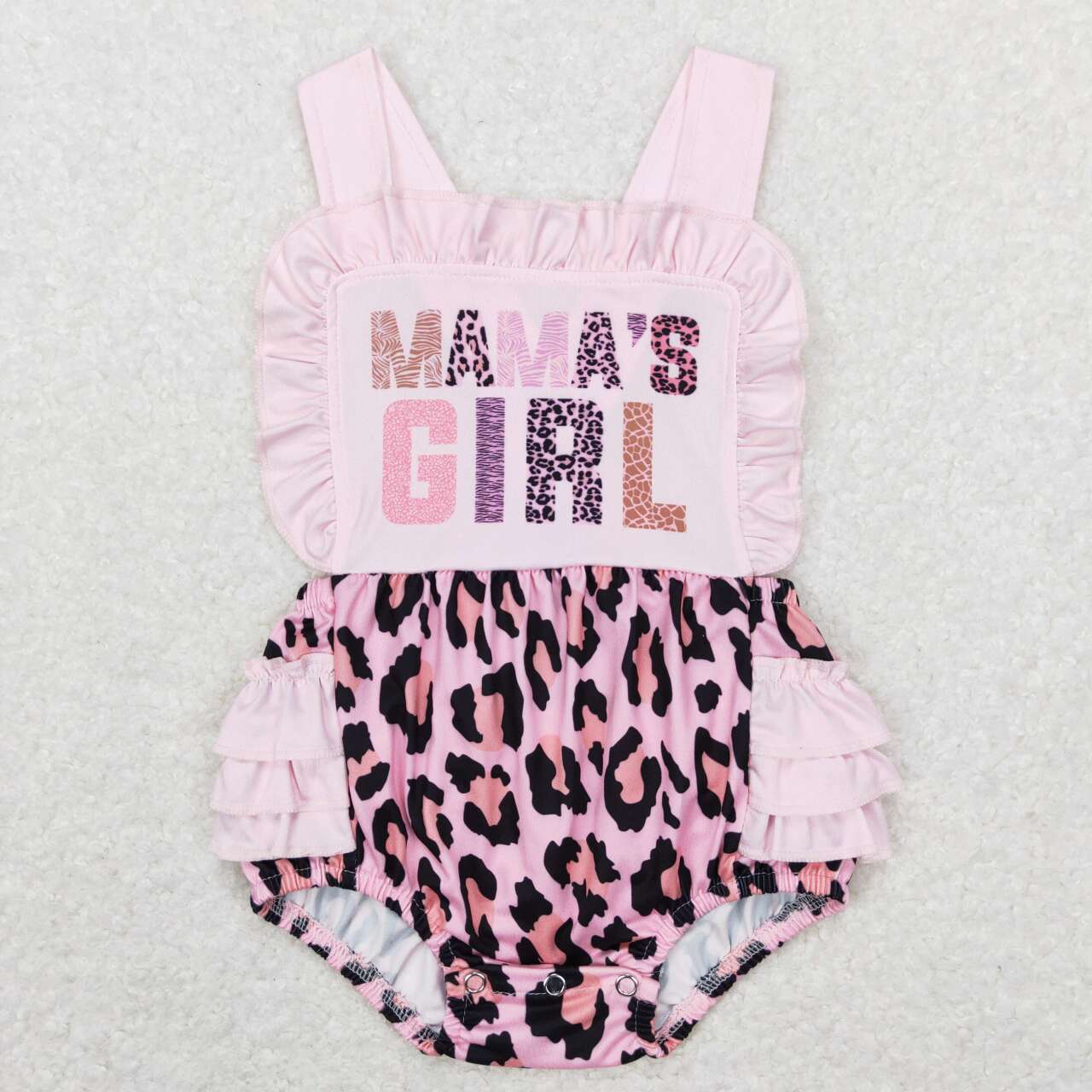 mama's girl pink leopard cross bubble