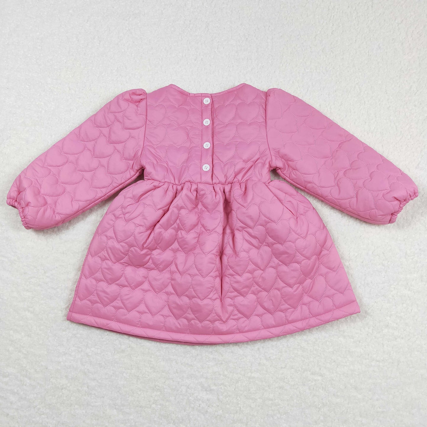 good quality girl pink winter coat