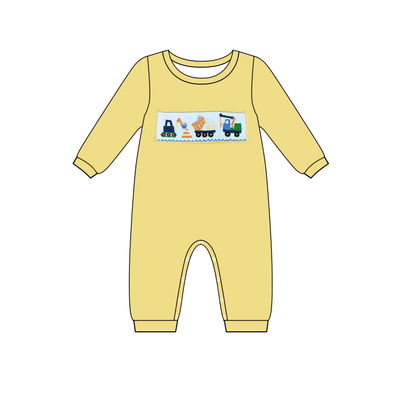 Pre order infant boy long sleeve zippy constructions