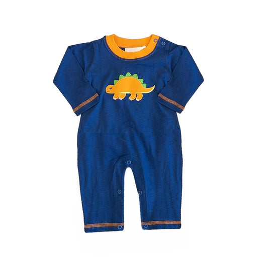 Pre order  long sleeve baby boy romper dinosaur