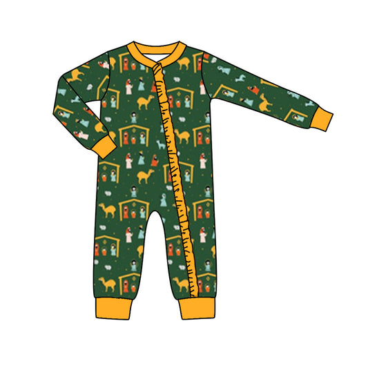 Pre order green nativity sleeper girl