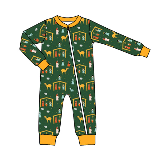 Pre order green nativity sleeper boy