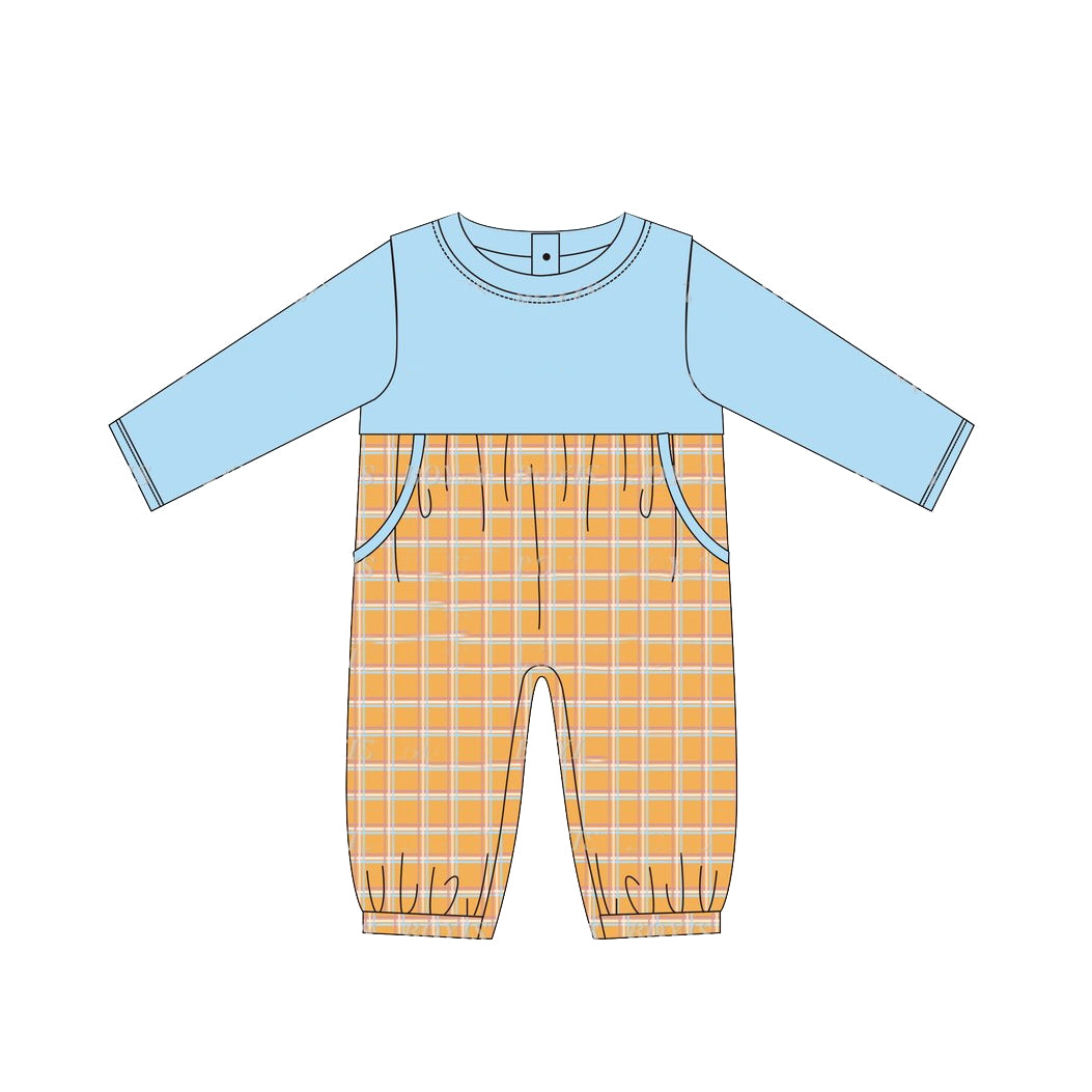 Pre order   baby boy fall romper