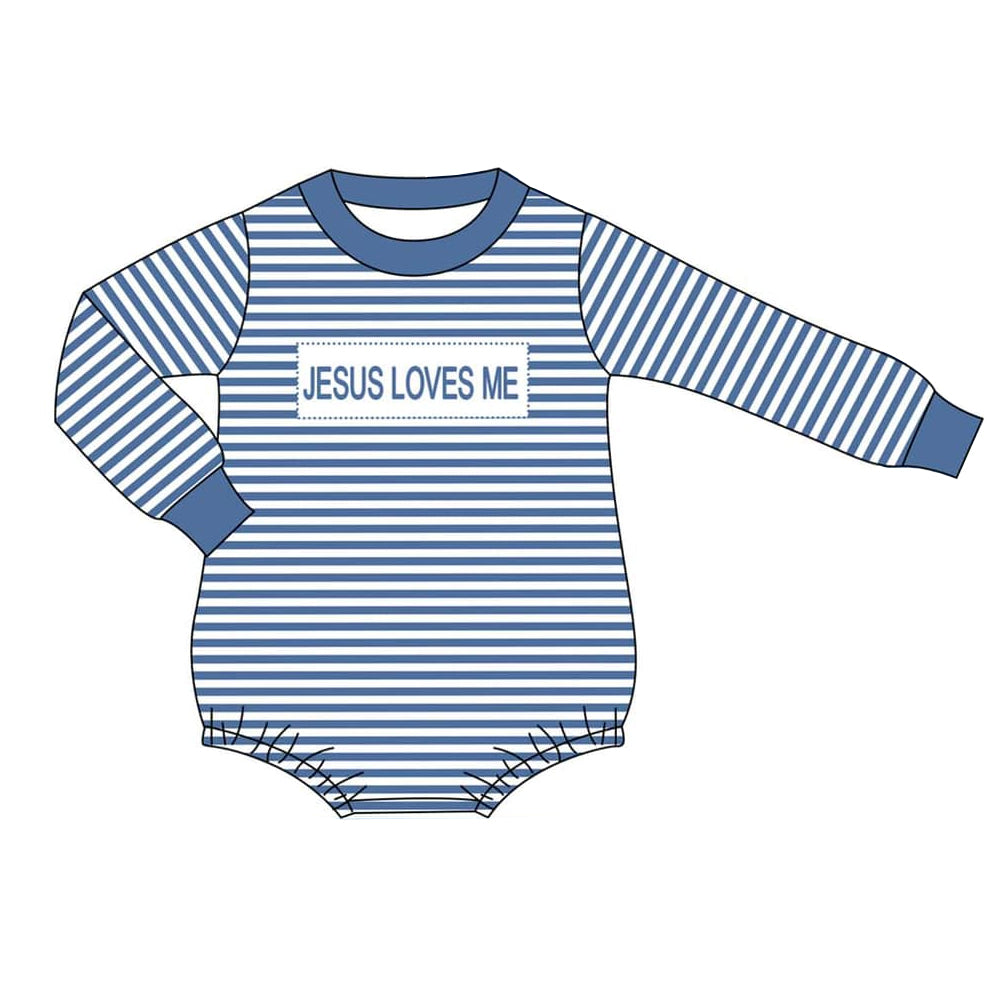 Pre order jesus loves me baby boy bubble