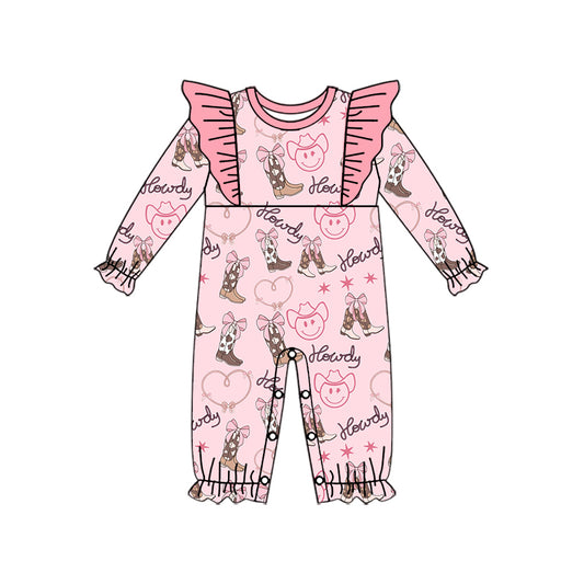 Pre order howdy cowgirl romper