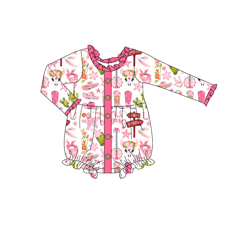 Pre order cowgirl bubble baby clothes