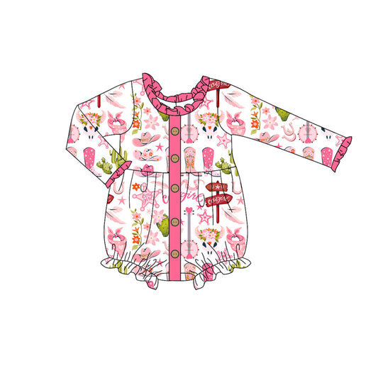 Pre order cowgirl bubble baby clothes