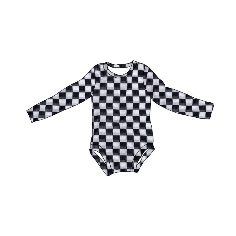 Pre order baby checkered bodysuit