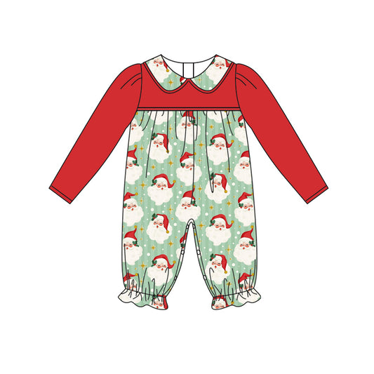Pre order baby christmast santa romper