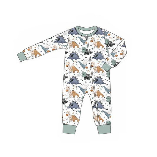 Pre order baby boy long sleeve zip sleeper pajama