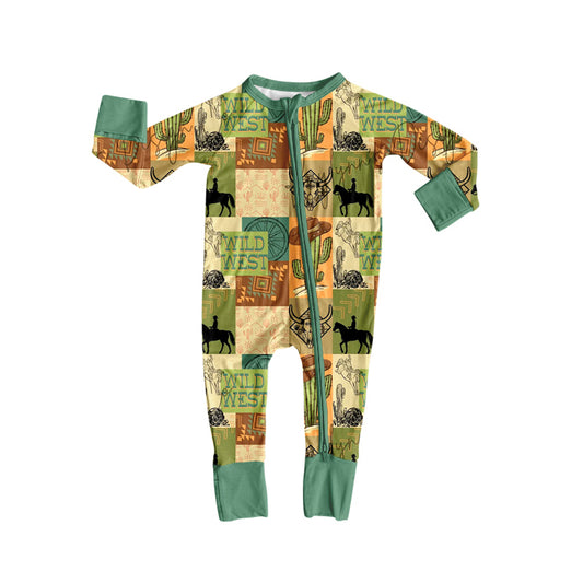 Pre order wild west zip sleeper pajama