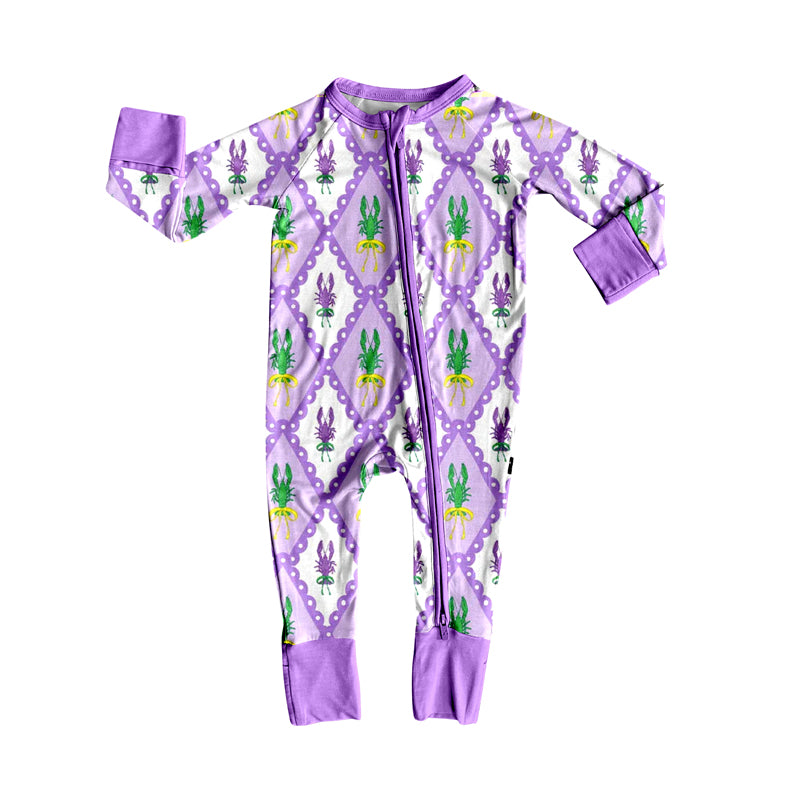 Pre order mardi gras girl zip sleeper