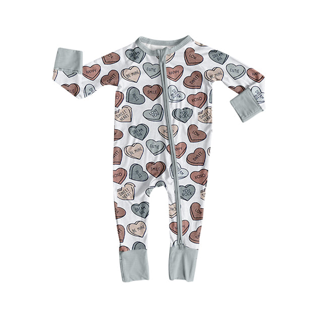 Pre order valentine's day baby boy sleeper