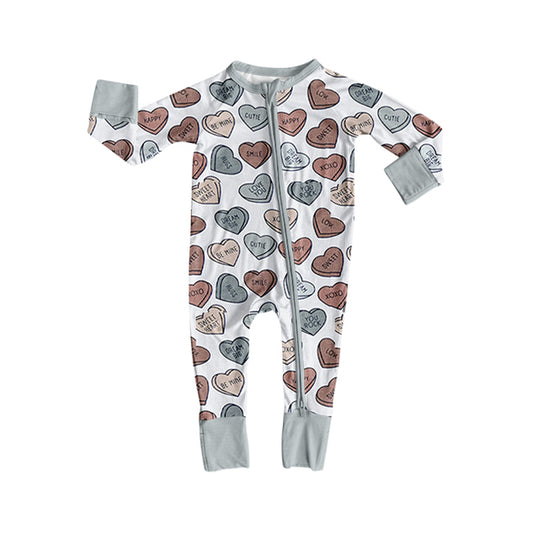 Pre order valentine's day baby boy sleeper