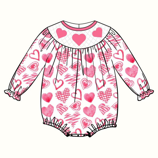 Pre order Heart Print Girl Bubble
