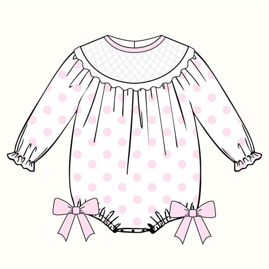 Pre order Pink Dots Girl Bubble