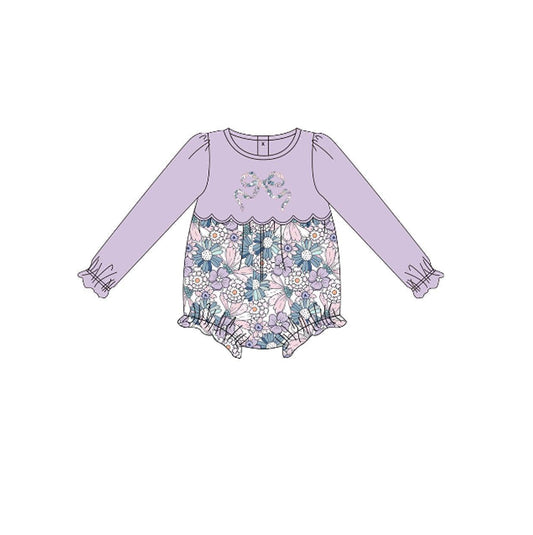 Pre order long sleeve floral coquette bubble