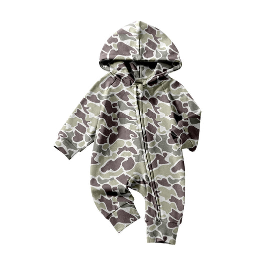 Pre order zipper camo hooded sleeper