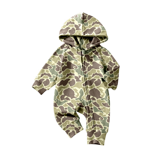 Pre order zipper camo hooded sleeper