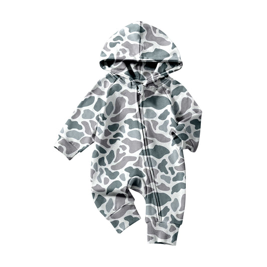 Pre order zipper camo hooded sleeper