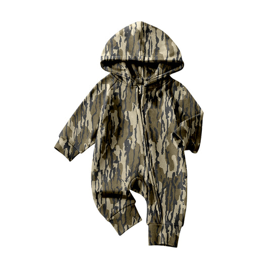 Pre order zipper camo hooded sleeper