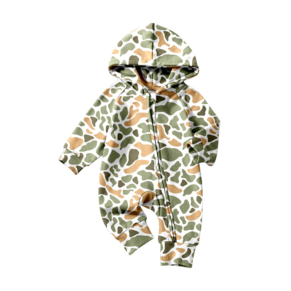 Pre order zipper camo hooded sleeper