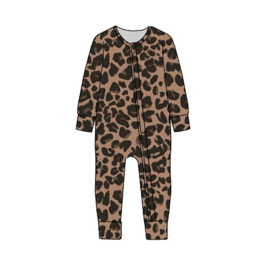 Pre order long sleeve leopard sleeper