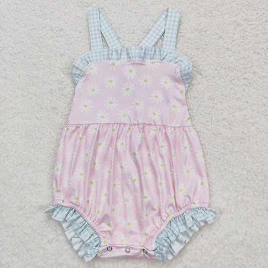 little sunflower ruffle cross back  bubble