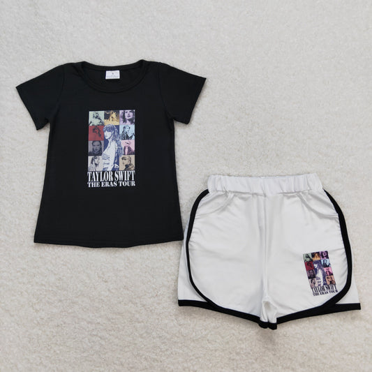 taylor swift shorts set girls outfit